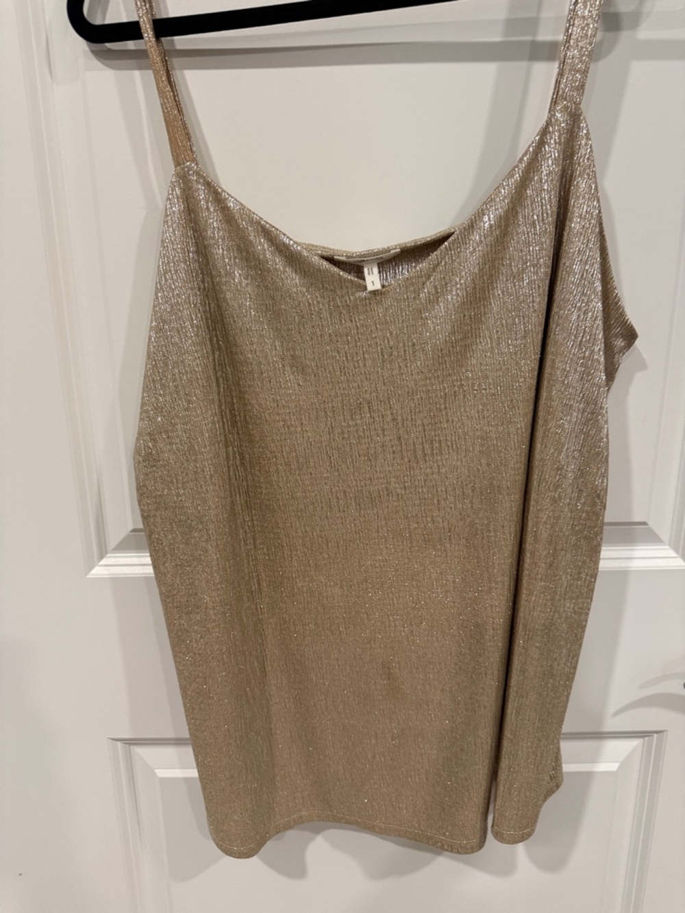 Maurices Metallic Gold Shimmer Top